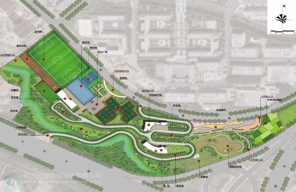 綿陽市教育園區研學主體公園概念性規劃